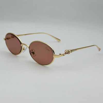 عینک آفتابی زنانه ومردانه کارتیر Cartierمدل بیضی SG-f0013با طراحی لوکس وخاص